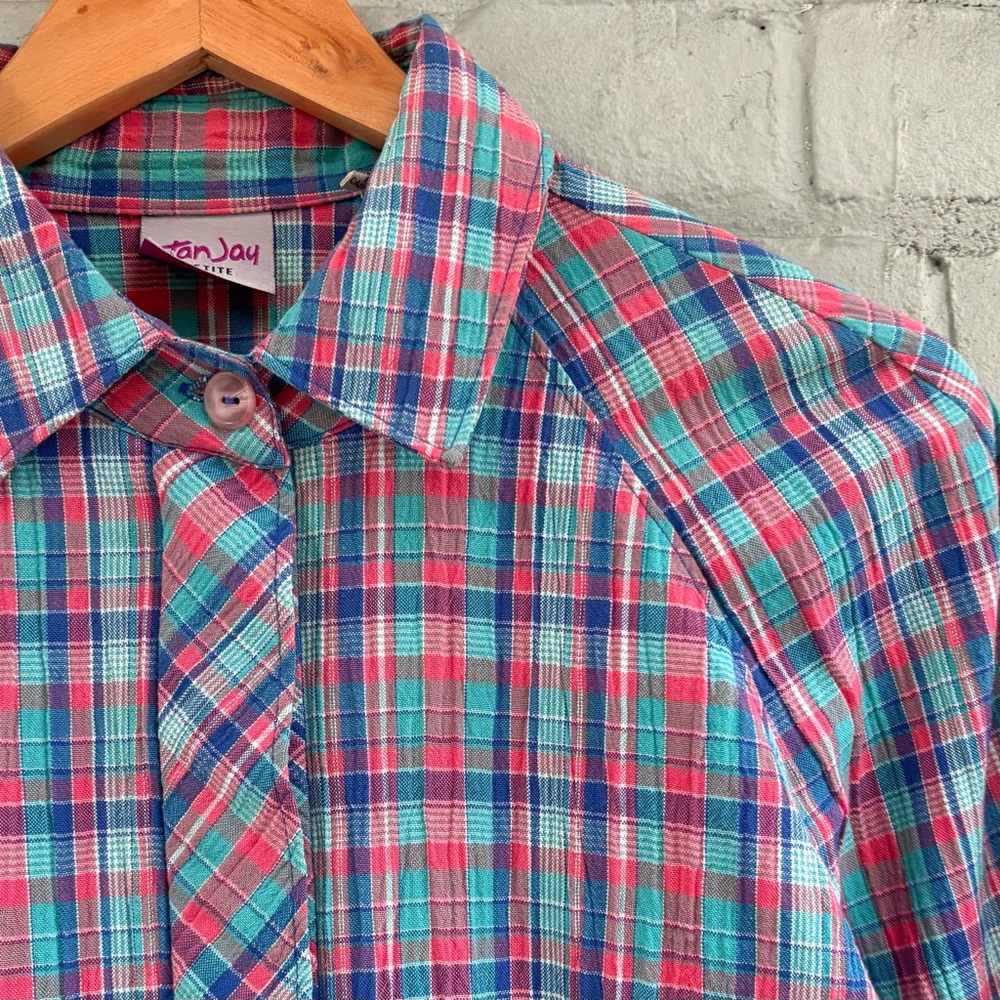 Vintage Plaid Spring Jacket - Picture 3 of 8